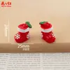 Nueva Serie Navideña 3D Casa de Muñecas DIY Pegamento de Crema Accesorios de Resina Colgante Decoración Adornos