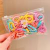 Elástico de cabelo para crianças e meninas pequenas corda de cabelo novo anel de cabelo de bebê alta elasticidade saia de renda estilo estrangeiro faixa de couro