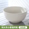 Tazón Redondo Multitamaño, Tazón Extra Grande para Ensalada, Tazón de Arroz de Plástico, Juego de Tazones de Plástico, Tazón para Sopa, Tazón con Cuchara y Palillos de Plástico para Niños