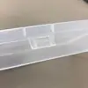Caja de embalaje rectangular de plástico caja de almacenamiento de componentes para piezas de joyería caja organizadora de cosméticos caja de muestras