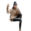 Suéter Estilo Preguiçoso para Mulheres Primavera e Outono 2026, Pulôver Solto Harajuku, Estilo Coreano, Fresco e Doce, Blusa de Tricô de Inverno para Mulheres