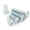 Tornillo autorroscante de bloqueo GB6560 cabeza de cruz diente de triángulo autoblocante galvanizado duro M2.5M3M3.5M4M5M6