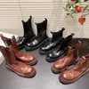 Botines Chelsea Gruesos de Estilo Británico Retro Versátiles 2026 Otoño Nueva Llegada Temperamento Suave Cómodos Botas Martin