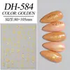Celebridad de Internet Pegatina Pequeña para Uñas de Amor Adhesiva Plana Simple Versátil tamaño pequeño Pegatina para Uñas de Amor Joyería DH579