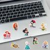 50 pegatinas transfronterizas de princesas de dibujos animados de Bookworm, para leer, para hacer tú mismo, funda para móvil, taza y cuaderno.