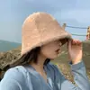 Angora Corazón de Chica~Hermoso Sombrero de Cubo Versátil Sombrero de Pescador Estilo Coreano para Mujer Sombrero de Cubeta Sombrero Cálido Otoño/Invierno para Mujer