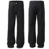 Ropa Muxi # 2024 Otoño Nuevo Estilo Americano Jeans Negros para Hombre Cleanfit Marca de Moda Pantalones Rectos Sueltos