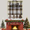 Paño de Fondo de Árbol de Navidad Decoración de Ambiente Foto en Vivo Fiesta Paño Colgante Tema Nochebuena Paño Colgante Tapiz