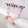 Pulsera Nueva para Niños Linda Labubu Niña Cuentas de Vidrio con Cuentas Estudiante Versión Coreana Pulsera para Mejor Amiga Hermana Joyería