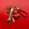 Pena Dourada Pura 999 Wenchang e Pingente de Placa Dourada do Buda Manjushri para Boa Sorte nos Exames, Adequado para Exames do Ensino Médio e Vestibular