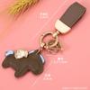 Llavero Colgante Hazte Rico Inmediatamente Colgante de Cuero Personalizado Creativo Exquisito para Pareja Hombre y Mujer Llavero de Coche