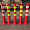 75cm Coluna de Advertência de PU Coluna de Isolamento Refletora de Advertência Marcação de Cruzamento de Tráfego Coluna de Bloqueio de Estrada Coluna de Separação de Faixa Coluna Elástica Anticolisão