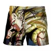 Pantalones de Playa Transfronterizos de Playa para Hombre Dragon Ball Casual Pantalones de Playa para Hombre Pantalones de Playa Impresos en 3D Dragon Ball