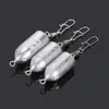 Atacado de fábrica acessórios para pesca conector de oito anéis peso tipo bala pingente de peso tipo bala pingente de peso com anel duplo pingente de peso para pesca Sanda