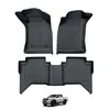 Adecuado para Toyota Hilux RHD (Volante a la izquierda) Alfombrillas de Piso de Coche TPE para RHD 2009+ Semicerradas