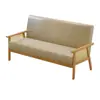 Sillón de cuero para una, dos o tres personas, adecuado para salas de estar, casas de huéspedes, hoteles, apartamentos de alquiler y espacios pequeños, con tejido de ratán