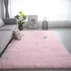 Alfombra de noche para dormitorio de niña estilo Ins nórdico, fondo para fotos, alfombra larga de felpa para sala de estar, sofá, mesa de café