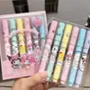 Fornecido Diretamente pelo Fabricante, Canetas Fluorescentes Sanrio, Canetas Coloridas Kuromi, Canetas Marcadoras para Estudantes, Marcadores Multifuncionais de Alta Qualidade