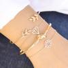 Pulsera Conjunto Transfronterizo Europea y Americana Borla Retro Letra Cuentas Tortuga Pulsera Tejida Bohemia En Stock