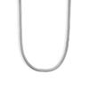 Colar Feminino Versátil Choker Corrente Lâmina Casual Estilo Frio Aço Inoxidável Espinha de Peixe Plana Corrente Osso de Cobra Ins