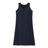 Vestido Regata Fresco de Modal para Verão com Bojo Embutido para Mulheres, Estilo 2025, Pode Ser Usado como Roupa de Casa