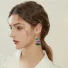 Novos Brincos Acrílicos Europeus e Americanos, Design Colorido de Cogumelo, Modernos e Criativos, Acessórios Femininos Exquisitos em Estoque