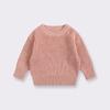 Suéter de bebé, cuello redondo, cuello alto, para niños y niñas, primavera, otoño e invierno, para bebé, jersey de punto, suéter para niños, camisa de fondo
