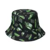 Sombrero de Cubo de Verano Nuevo Transfronterizo Europeo y Americano Dibujos Animados de Plaza Sésamo Sombrilla y Protección Solar Sombrero de Pescador Hip-Hop Sombrero de Sol Versátil de Primavera y Verano