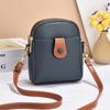 2026 Bolso Cruzado para Mujer Estilo Nuevo Bolso para Teléfono Móvil Mini Bolso Pequeño de Color Contrastante Bolso de Hombro Único de Moda