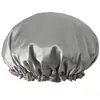 Gorro de Ducha Impermeable Engrosado de Doble Capa para Mujeres Adultas, Gorro de Ducha para Cabello Largo, Sombrero, Cubre Cabello, Gorro de Baño a Prueba de Humos de Aceite