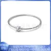 Panjia Dora Cobre Blanco Plateado 925 Trenzado Simple Pulsera Malla Rosa Pulsera de Seda Pulsera Pulsera DIY