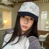 Gorra de Béisbol Transpirable Única 2026 Nuevo Estampado de Acuarela para Mujer, Protección Solar Tendencia Estilo Coreano Gorra de Pico Reductora de Edad