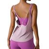 Blusa Deportiva Transfronteriza con Tirantes Finos en la Espalda, Blusa Top de Malla Deportiva de Manga Corta Holgada Transpirable