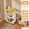 Estante de almacenamiento tipo carrito pequeño, multicapa, con ruedas, para uso doméstico, adecuado para cocina y baño, una solución de almacenamiento versátil para varios artículos