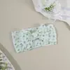 Diadema Elástica Ancha con Estampado de Bebé Transfronteriza Europea y Americana Accesorios para el Cabello Lazo Nudo Cabeza de Dragón Diadema Headwear Venta al por Mayor