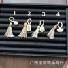 Pingente Original de Osso de Camelo Fofo de Coração com Nove Caudas Chaveiro Pendurado para Bolsa de Celular Joia da Moda Ty2469