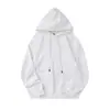 Nueva sudadera con capucha de felpa 100% algodón, tamaño extragrande para hombre, streetwear casual y versátil, corte holgado, personalizable