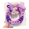 Internet Celebrant Cartoon Kulomi Headband Faixa de cabelo infantil Faixa de borracha tecida para meninas Gravata Bola Cabeça para meninas Acessórios para a cabeça