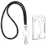 Rede de Pesca Pronta para Uso Crachá de Trabalho Cravejado de Diamantes Cordão para Pescoço Lanyard Brilhante Anel de Chave de Puxar Fácil Lanyard Porta-Crachá