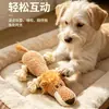 Directo de la Fábrica Origen, Juguetes de Peluche para Mascotas en Stock, Juguete Chirriante Resistente a Mordidas con Nudo de Cuerda para Perros con Forma de León, para Dentición, Venta al por Mayor