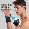 Munhequeira Esportiva Masculina de Nylon Elástico Munhequeira Pressurizada para Levantamento de Peso Torção Articular Bainha do Tendão Dor Tira Pressurizada Antiderrapante