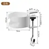 Porta-Copos Fixo de Mesa para Escritório Transfronteiriço, Suporte de Copo de Armazenamento na Mesa Lateral, Porta-Copos de Cabeceira de Dormitório