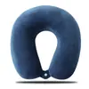 Fabricante Original Personalizado Almohada en Forma de U de Algodón PP de Cuatro Jorobas con Logo Imprimible Almohada de Viaje en Forma de U Almohada para el Cuello Regalo para Eventos