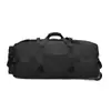 Mochila de Grande Capacidade Mochila de Viagem para Exterior Bolsa de Bagagem Bolsa de Viagem Portátil Bolsa de Armazenamento Dobrável para Camping com Rodas