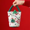 Navidad Nuevo Creativo Bolsita de Terciopelo de Manzana Portátil Bolsa de Regalo de Navidad Caja de Regalo de Manzana Nochebuena Regalos de Navidad