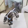 Ropa nueva para perros de otoño e invierno, ropa para mascotas estilo Teddy, engrosada para el invierno, 26, estilo nórdico, con apertura en la espalda y cuatro patas