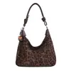 Bolso Tote de Lujo Ligero de Gama Alta Estampado de Leopardo de Nicho de Gran Capacidad para Viajes Diarios Nuevo Otoño Invierno 2026 Bolso Cruzado Bolso de Hombro Único