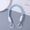 Cordão de Celular Colorido com Fivela Dupla Artesanal Portátil Corda de Pulso Anti-perda Chaveiro Versátil Simples Pingente de Bolsa