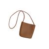 Bolso Cubo Pequeño Sencillo, Bolso de Piel Genuina para Mujer, Nuevo Modelo 2026, Piel de Vaca de Primera Capa, Bolso de Hombro, Bolso de Axila, Bolso Cruzado para Mujer, Sensación de Alta Gama