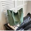 Bolso de lona de alta gama, bolso de hombro de gran capacidad para uso diario, bolso de trabajo para mujer, bolso de mano estilo Mori.